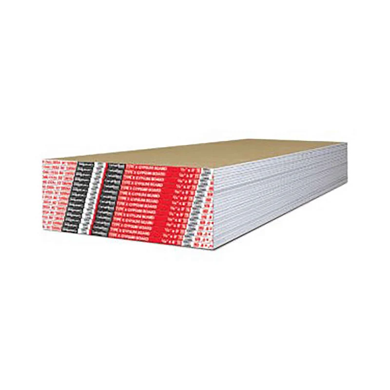 Panneau de gypse de Type X résistant au feu pour murs et plafonds, 1/2" x 4' x 8'