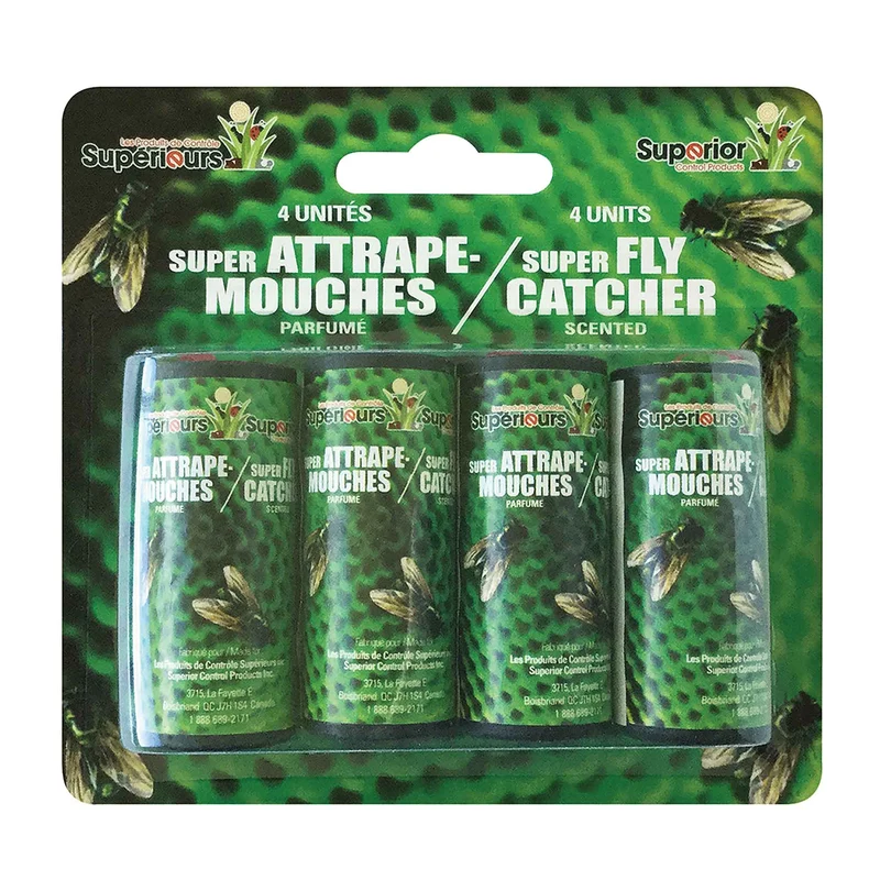 Piège adhésif super attrape-mouches, 4 unités