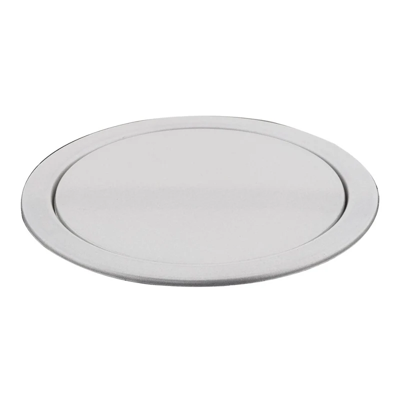 Multiprise encastrable Schuko 3 prises + 2 USB Ø100m - Blanc/Noir - Otio