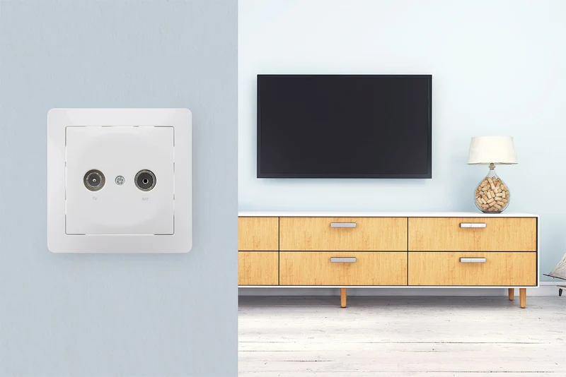 Prise TV-SAT - Blanc - Orys - Zenitech