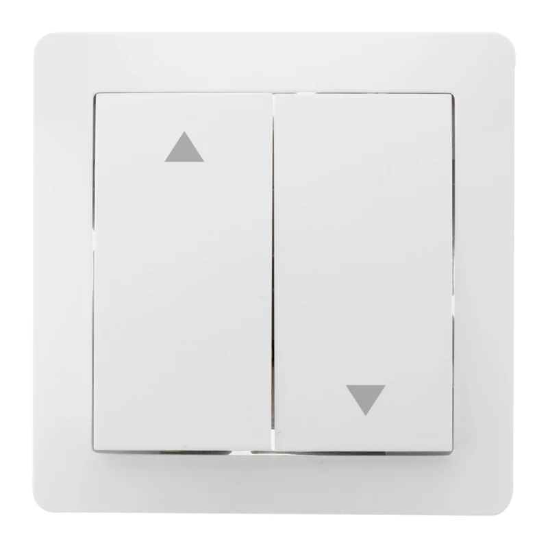 Bouton poussoir volet roulant - Blanc - Orys - Zenitech