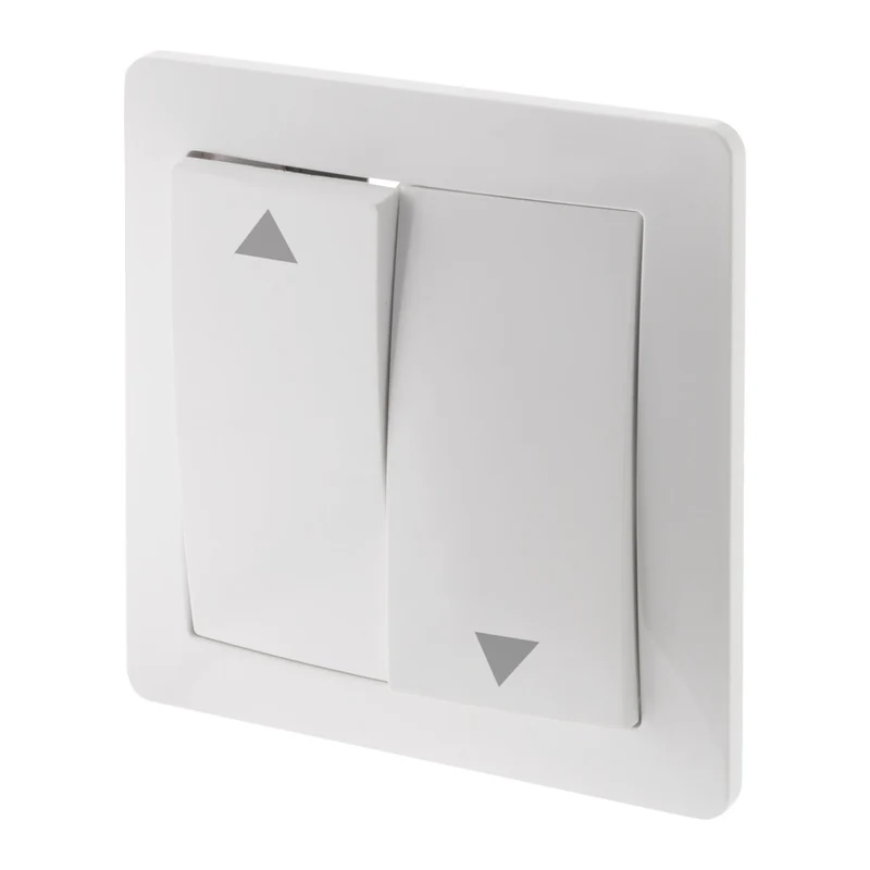 Bouton poussoir volet roulant - Blanc - Orys - Zenitech