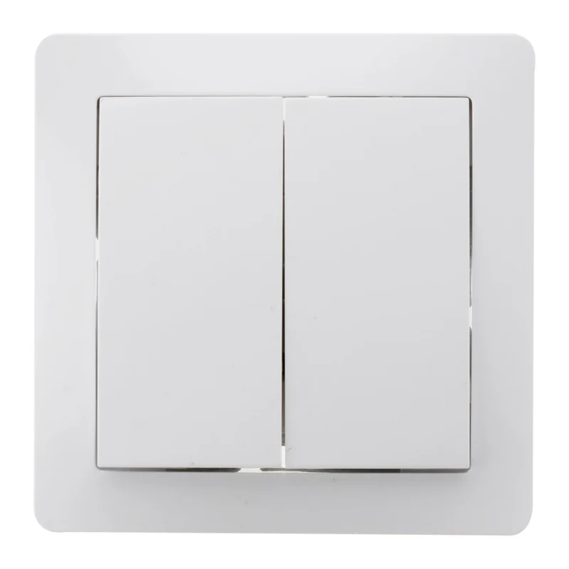 Va-et-vient double en saillie à bornes automatiques - Blanc - Orys -Zenitech