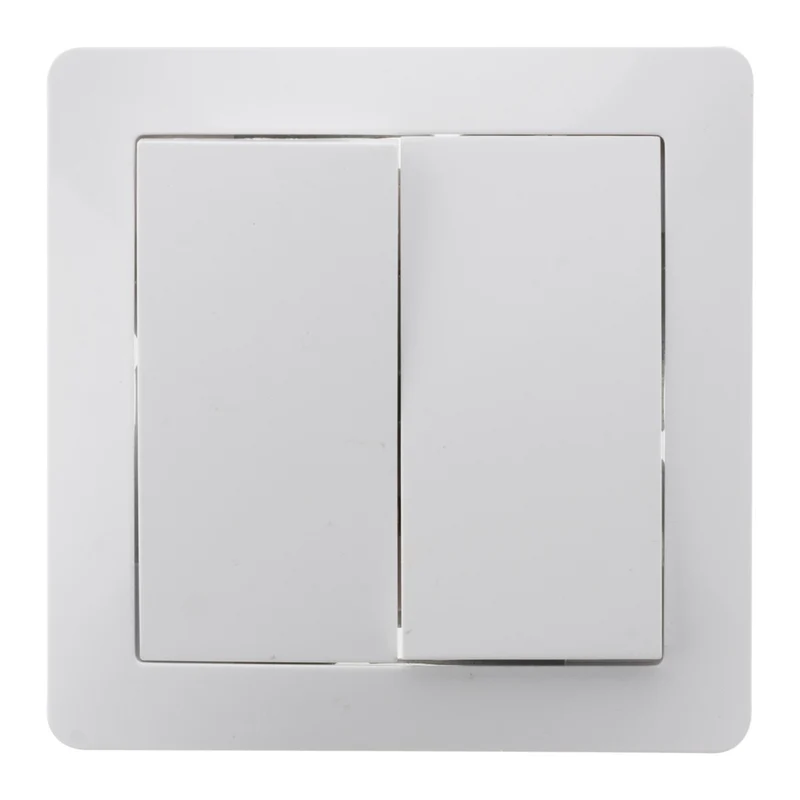 Va-et-vient double en saillie à bornes automatiques - Blanc - Orys -Zenitech