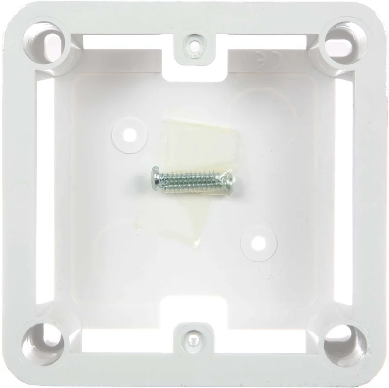 Cadre saillie 100x100 - blanc - Lebenoid