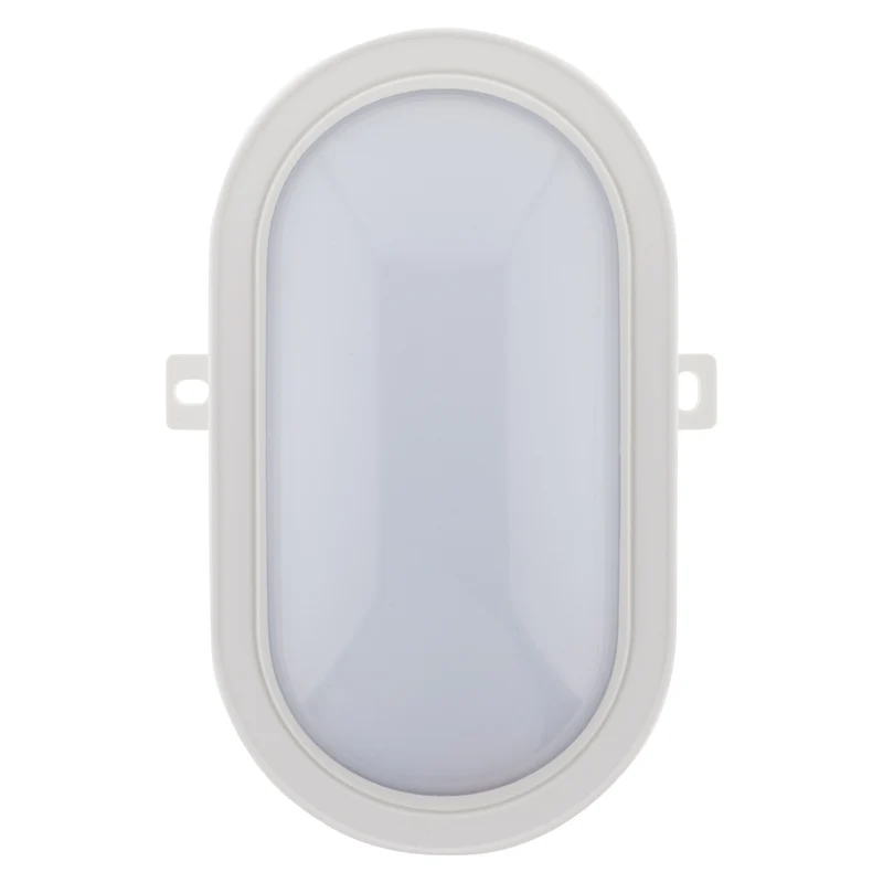 Hublot ovale LED 5,5W 450lm 4000K IP44 - Blanc - Zenitech