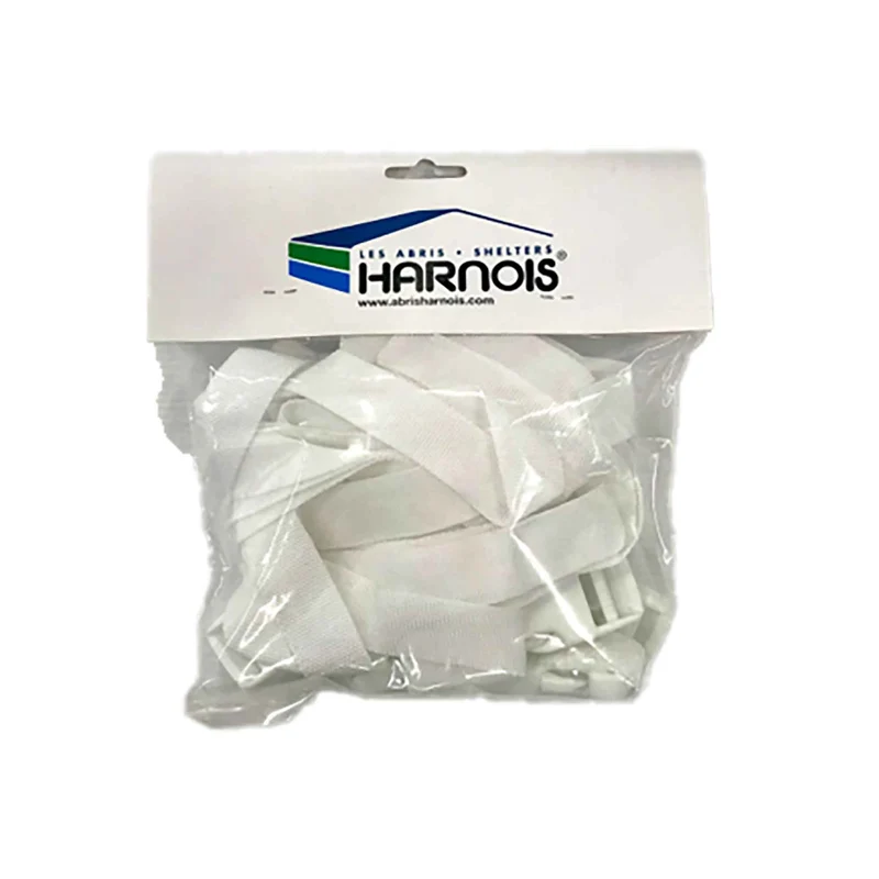 Sangle pour abris d'auto avec clip mâle-femelle, 1" x 25" (10 unités)