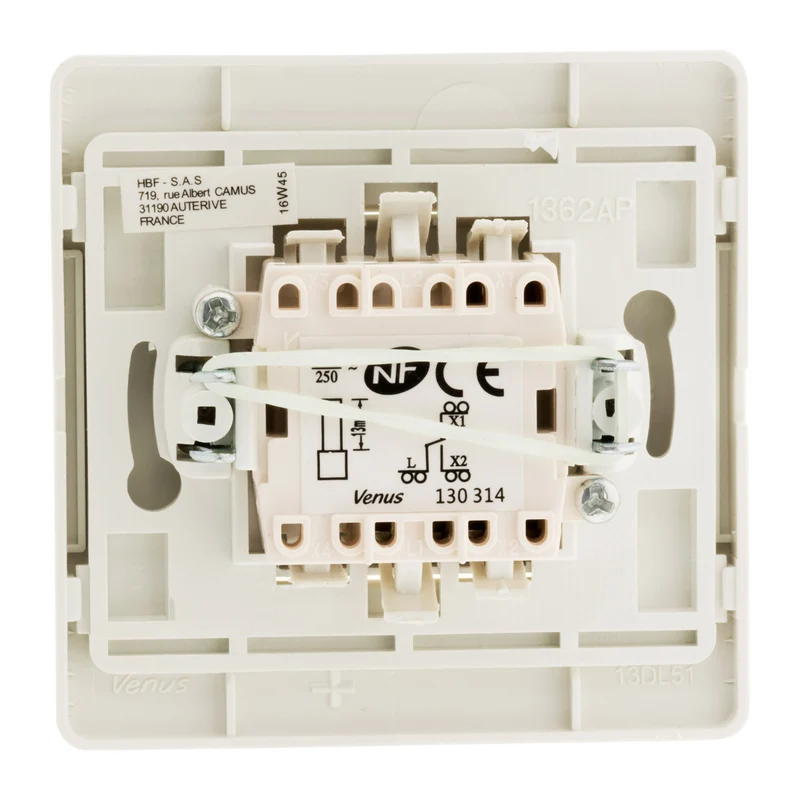 Commande VMC bornes auto - blanc - Venus - Zenitech