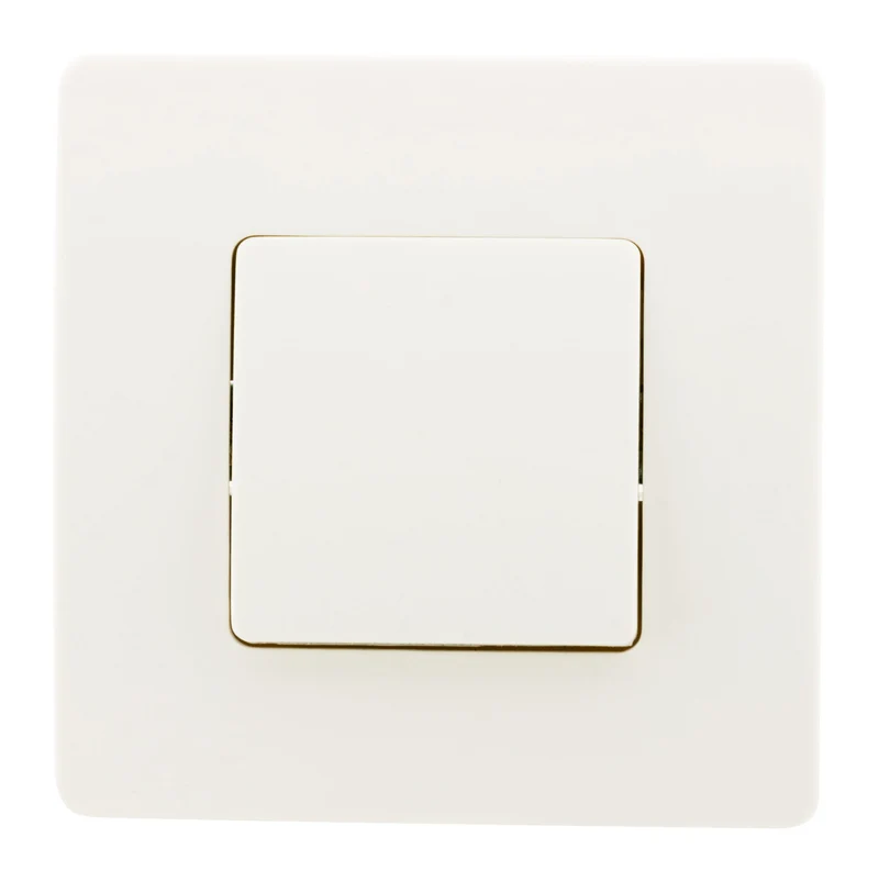 Bouton poussoir bornes auto - blanc - Venus - Zenitech