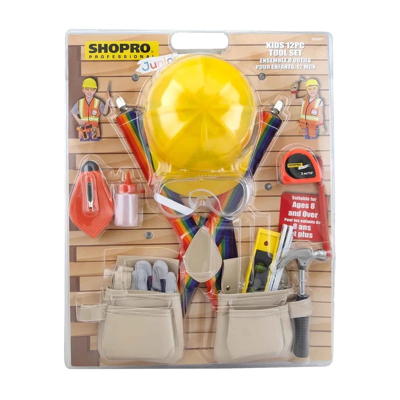 Ensemble d’outils pour enfants, 12 pièces