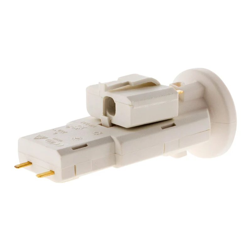 Douille avec Fiche DCL 6A 250V E27 - Blanc - Zenitech