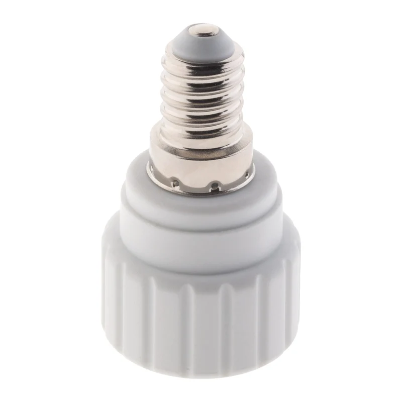 Adaptateur de douille E14 vers GU10 à visser - ignifuge - Blanc - Zenitech