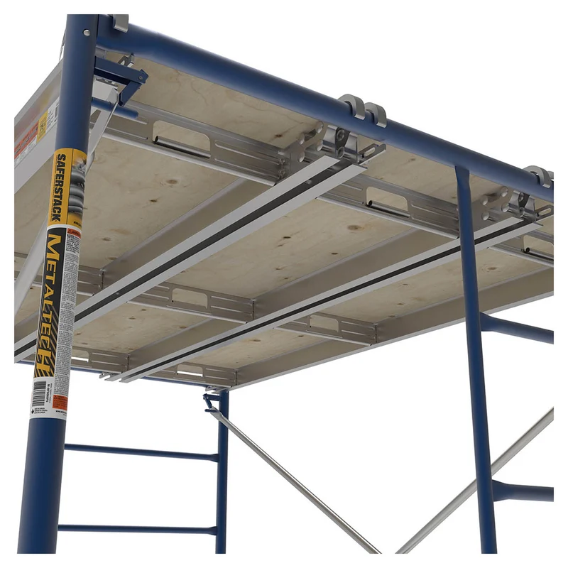 Plateforme d'échafaudage en contreplaqué et aluminium, 10' x 19'' x 5/8''