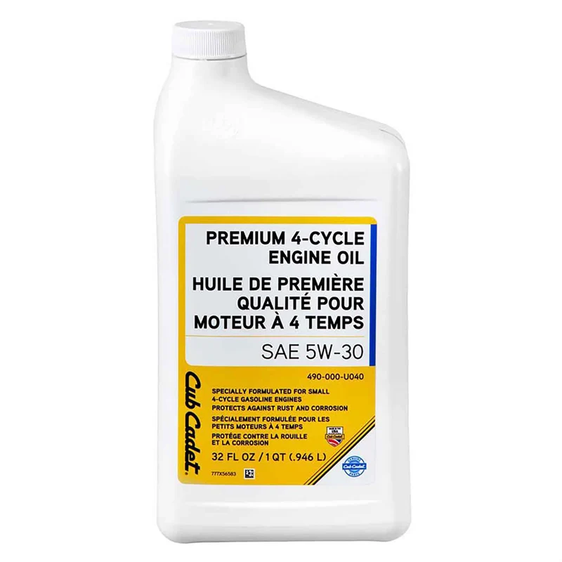 Huile de première qualité pour moteur à 4 temps SAE 5W-30, 946 ml