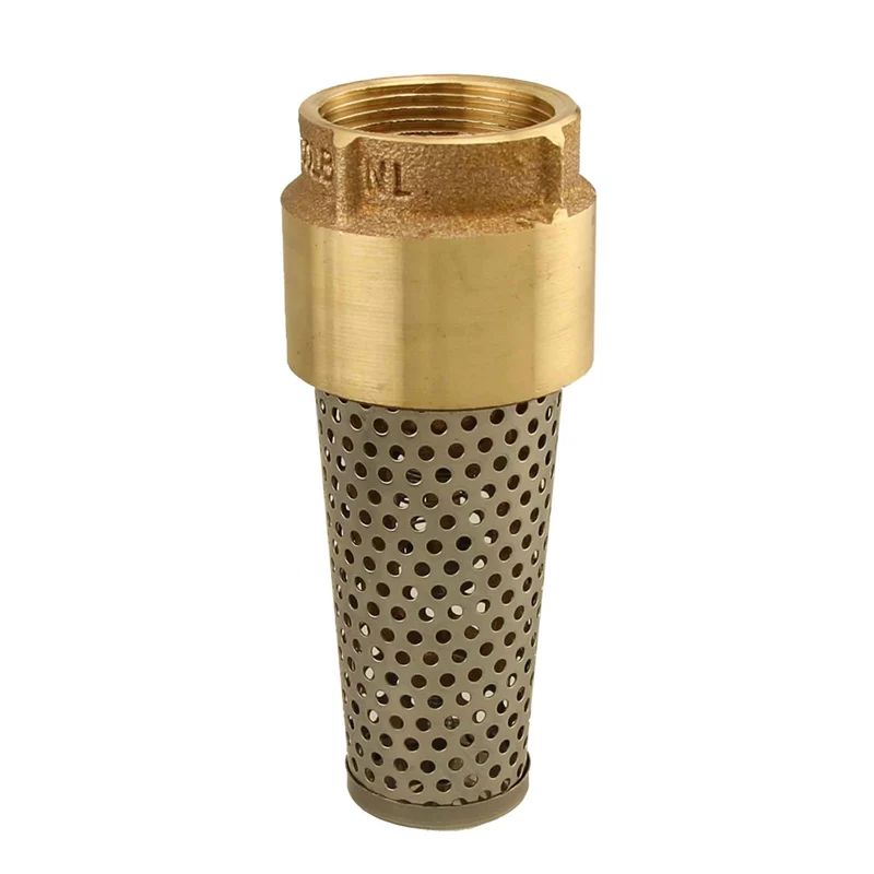 Clapet de pied en laiton sans plomb, 1"