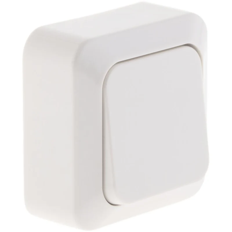Bouton poussoir en saillie Celesta - blanc - Dio