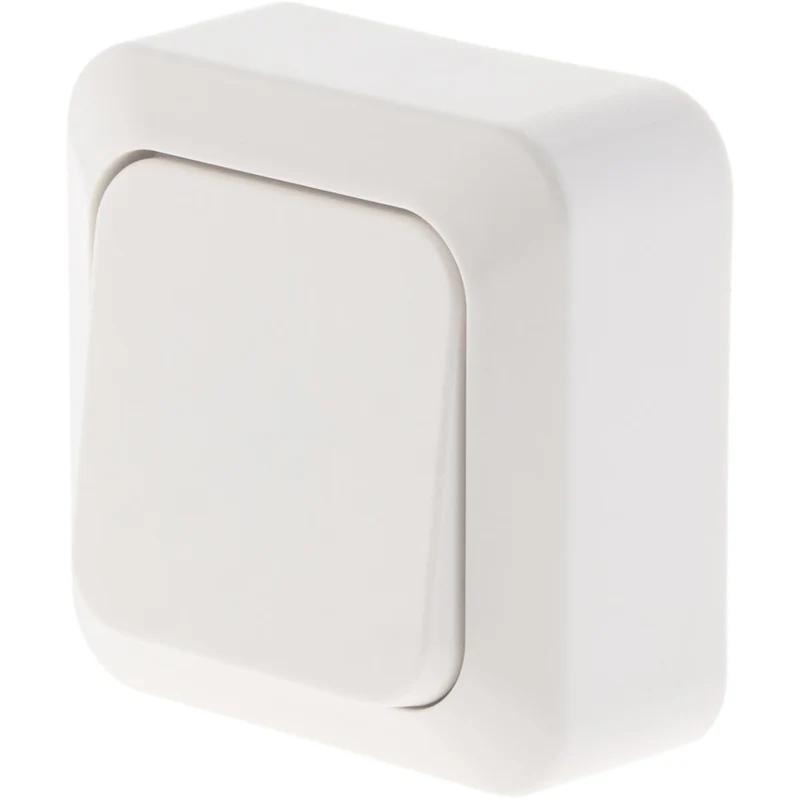 Bouton poussoir en saillie Celesta - blanc - Dio