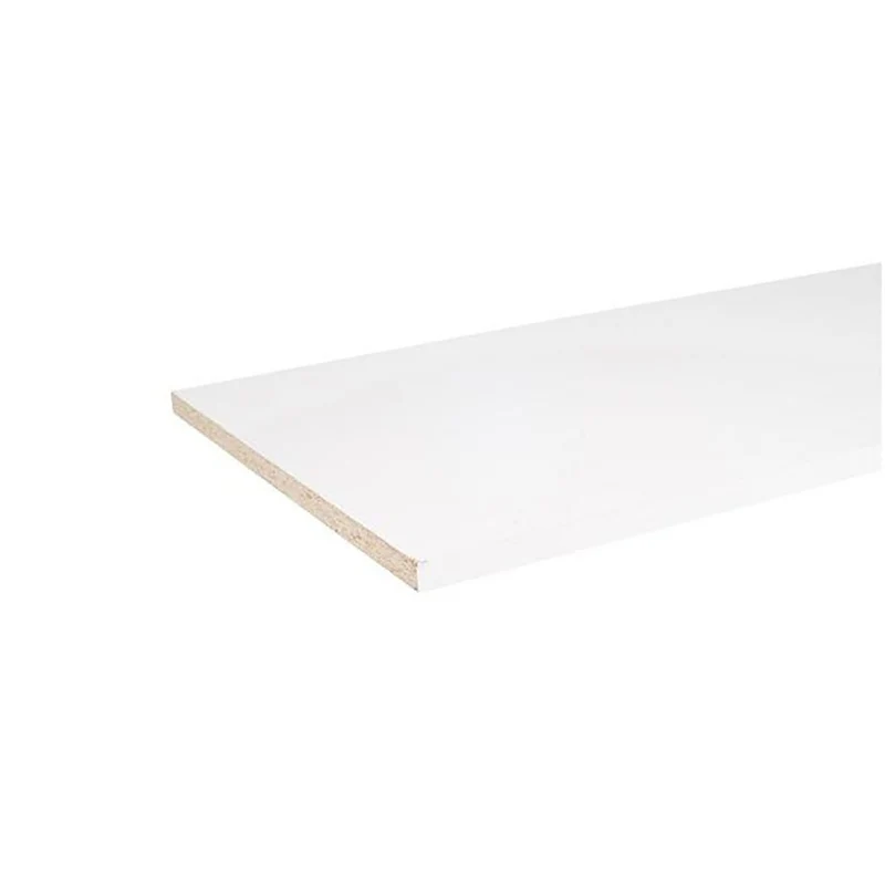 Tablette de mélamine, 5/8" x 23-3/4" x 8'