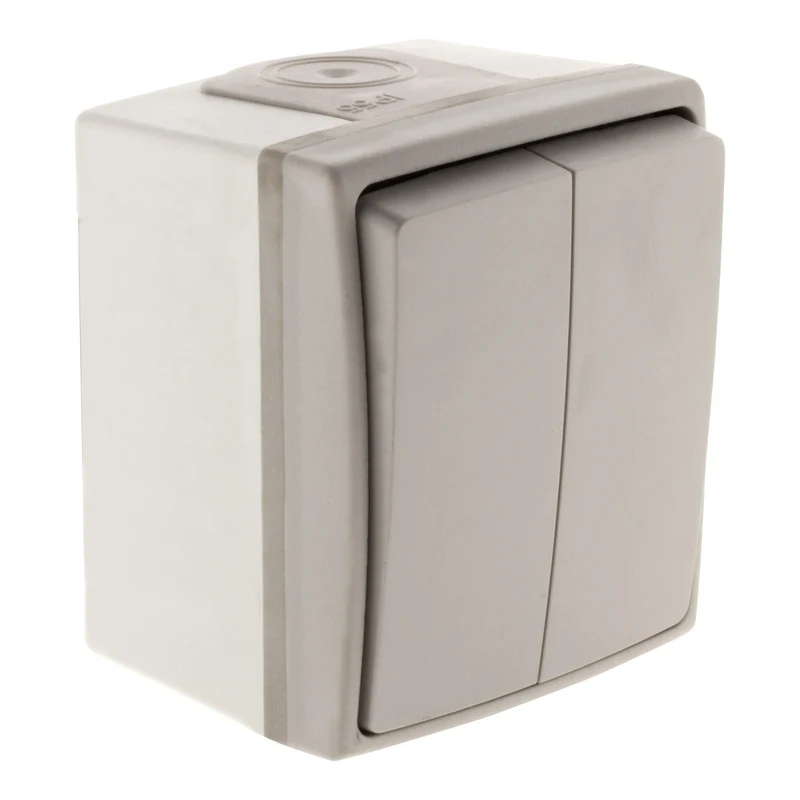 Double interrupteur va et vient IP55 - Orok - Zenitech