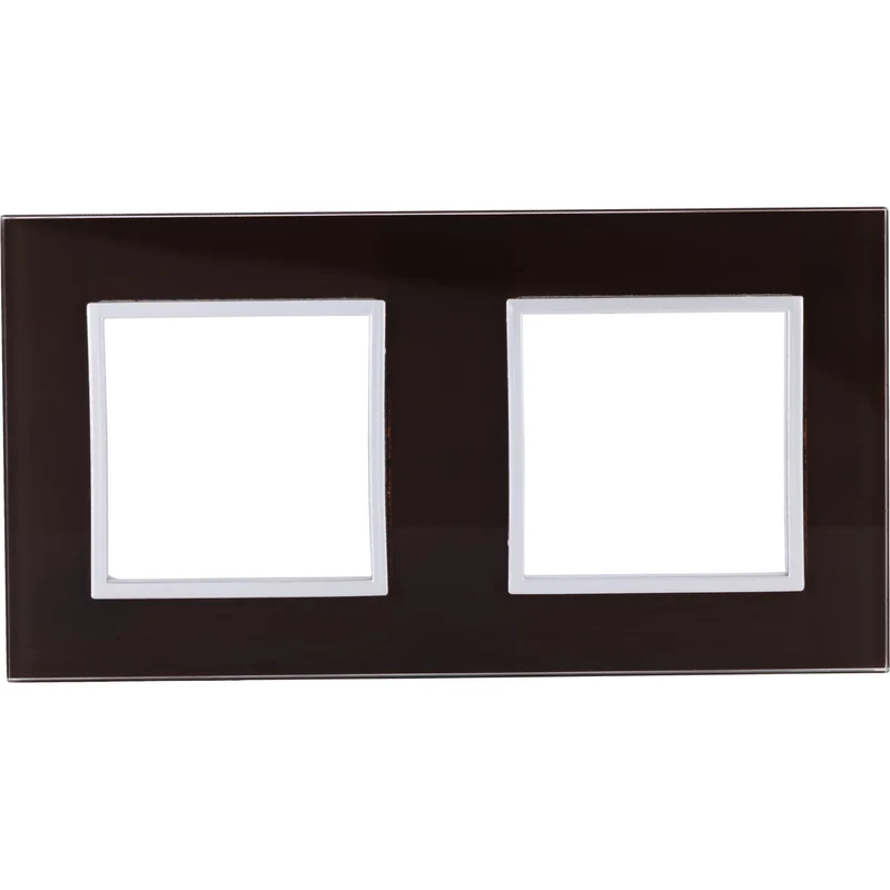 Plaque de finition double en verre Kalya - Zenitech