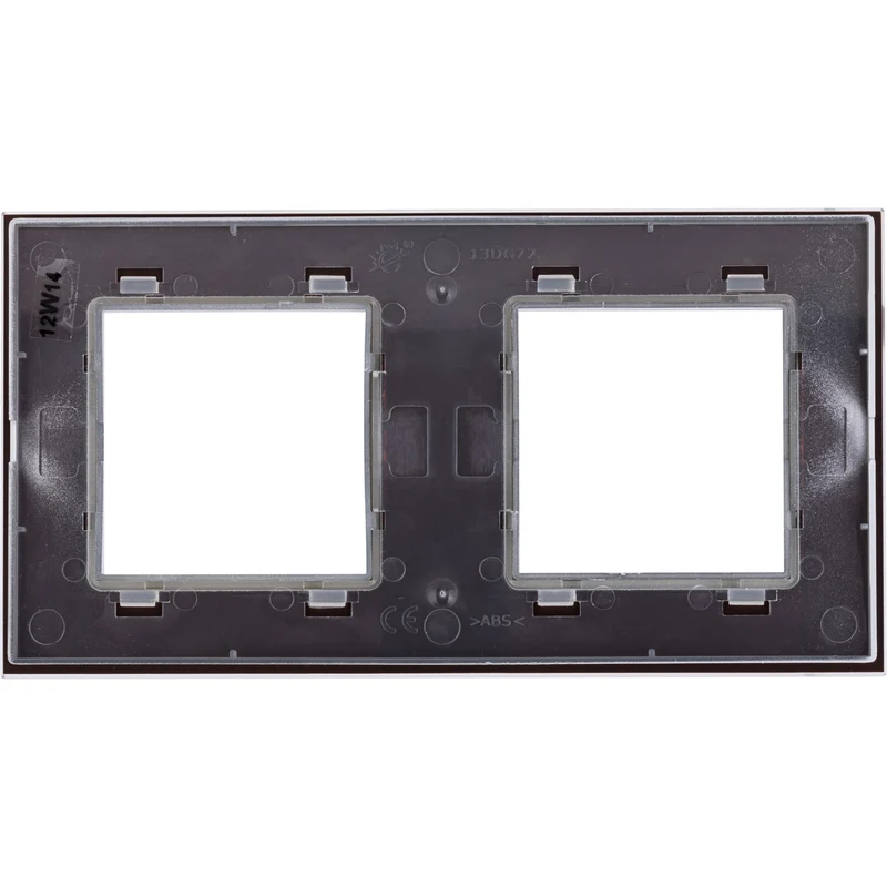 Plaque de finition double en verre Kalya - Zenitech