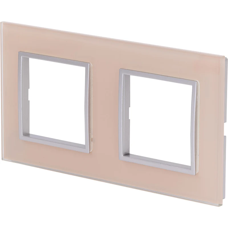 Plaque de finition double en verre Kalya - Zenitech