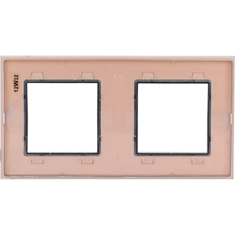 Plaque de finition double en verre Kalya - Zenitech