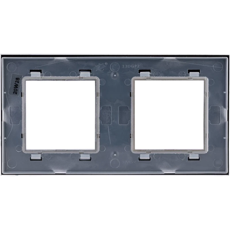 Plaque de finition double en verre Kalya - Zenitech