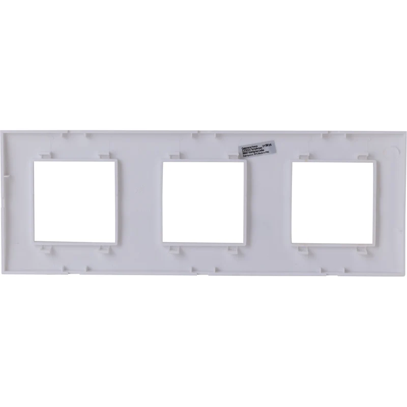 Plaque de finition triple Kalya - Zenitech