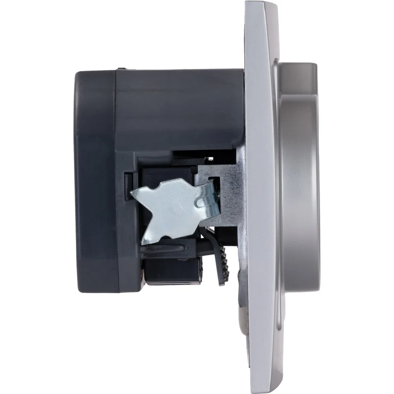 Prise + USB A encastrés + plaque de finition Kalya - Zenitech