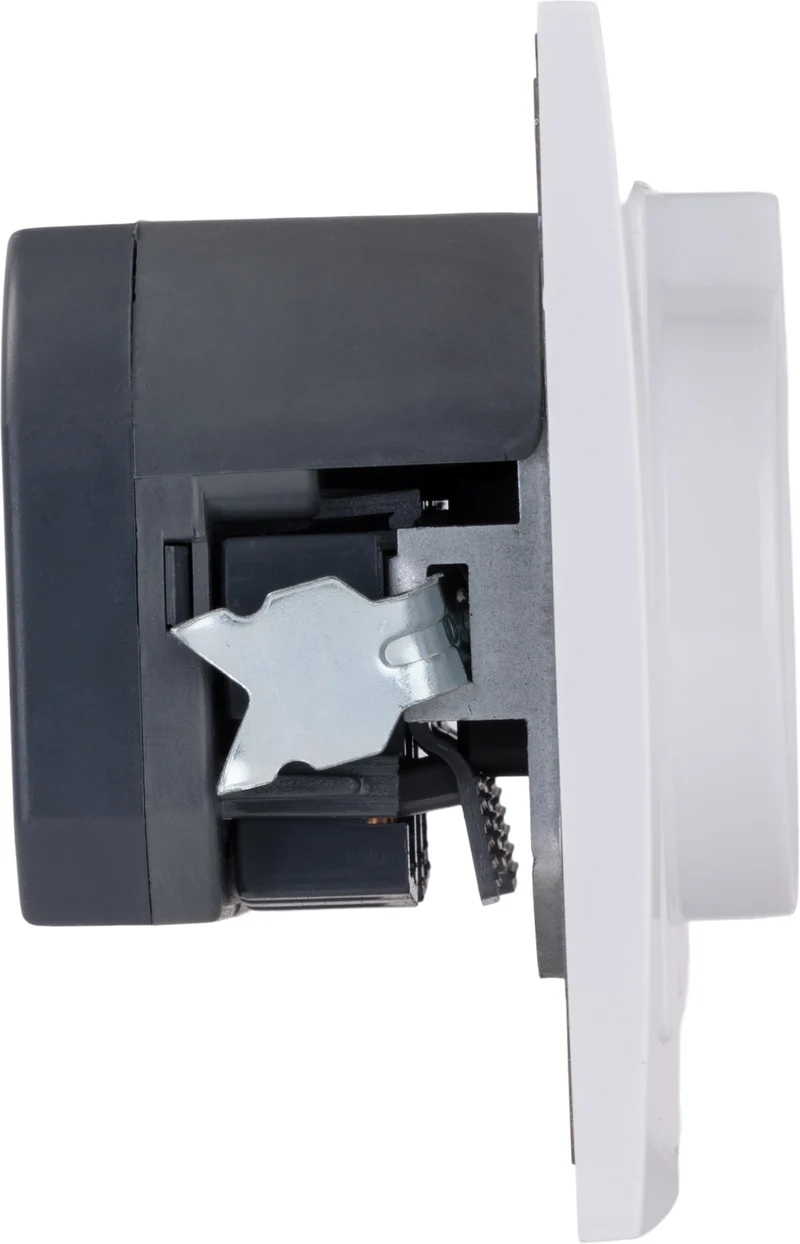 Prise + USB A encastrés + plaque de finition Kalya - Zenitech