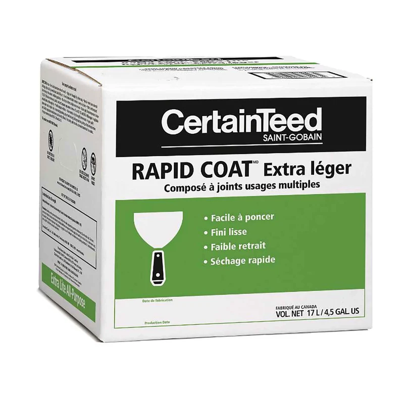 Composé à joints à usages multiples extra léger Rapid Coat, 17 L