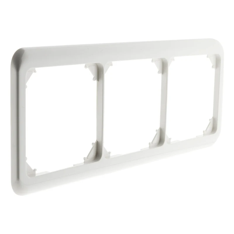 Plaque de finition triple - Blanc - Zenitech