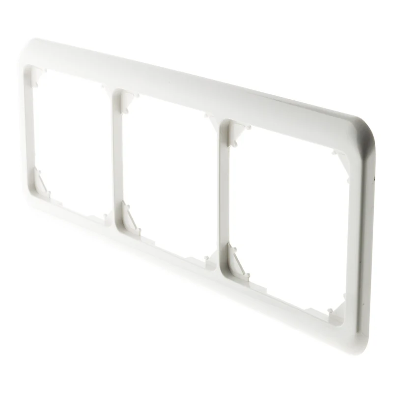 Plaque de finition triple - Blanc - Zenitech
