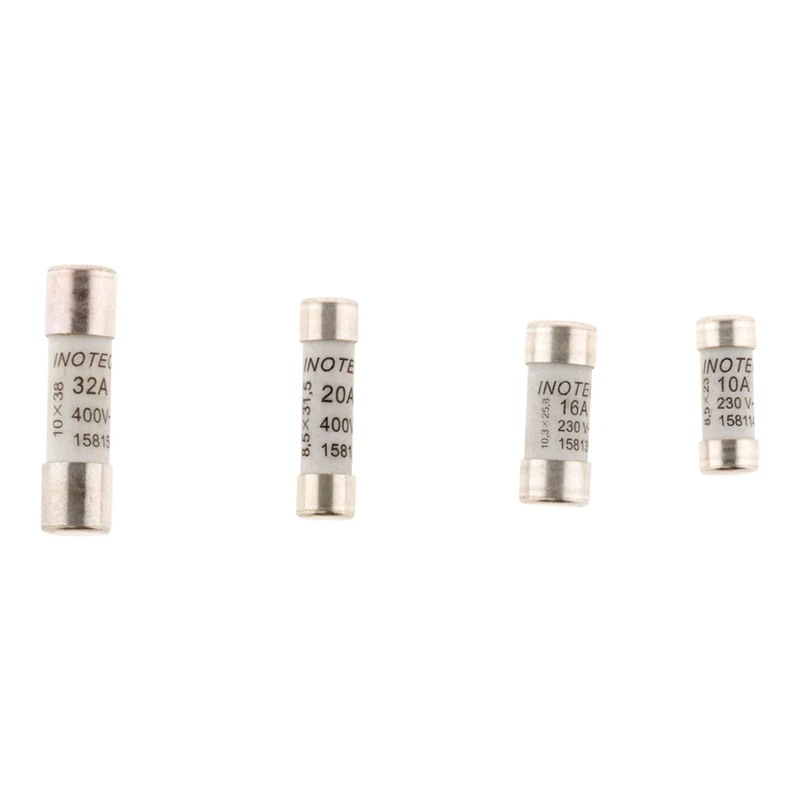 Lot de 8 fusibles 3x10A+3x16A+1x20A+1x32A avec voyant NF - Zenitech