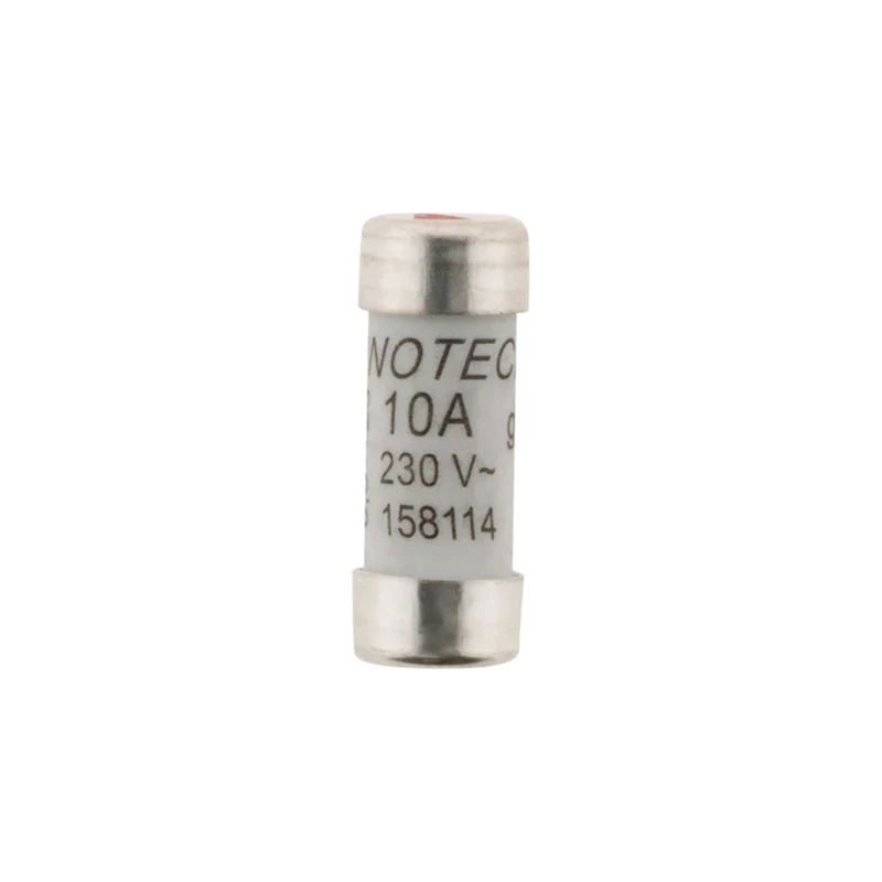 Lot de 3 fusibles 8,5x 23 - 10A avec voyant NF - Zenitech