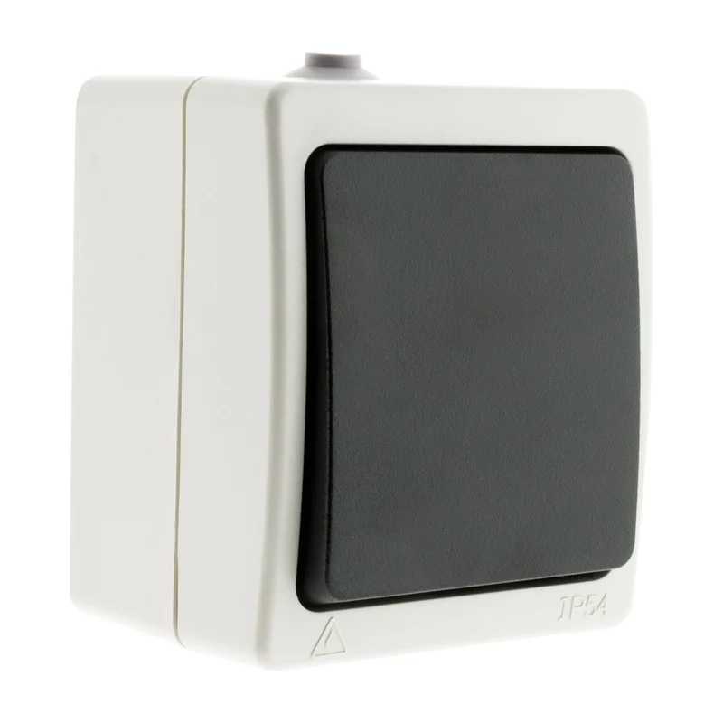 Interrupteur va et vient 10A IP54 - noir - Aquae - Zenitech