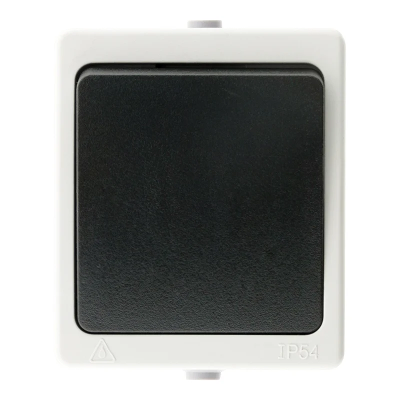 Interrupteur va et vient 10A IP54 - noir - Aquae - Zenitech