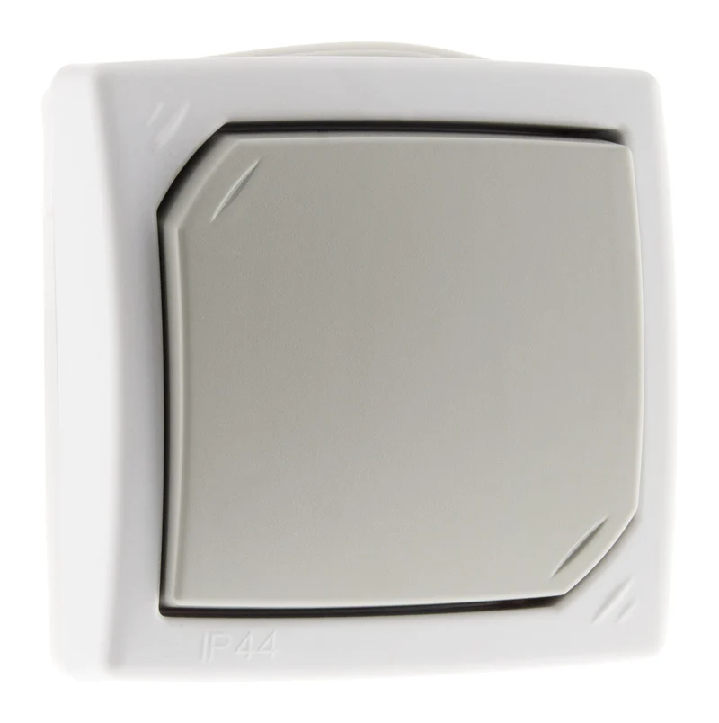 Interrupteur va-et-vient encastrable IP44 - Zenitech