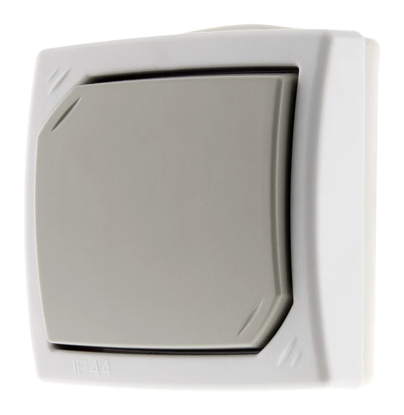 Interrupteur va-et-vient encastrable IP44 - Zenitech