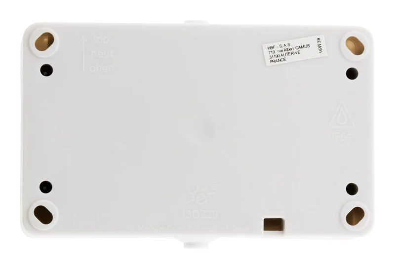 Double prise 2P+T étanche IP54 - Zenitech