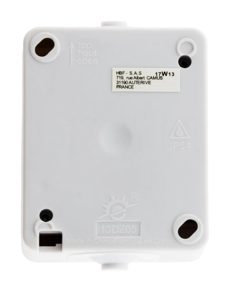 Mini bouton poussoir 10A IP54 - Zenitech