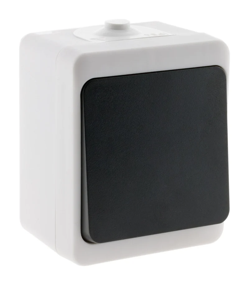 Interrupteur Va et Vient - IP54 - noir - Zenitech