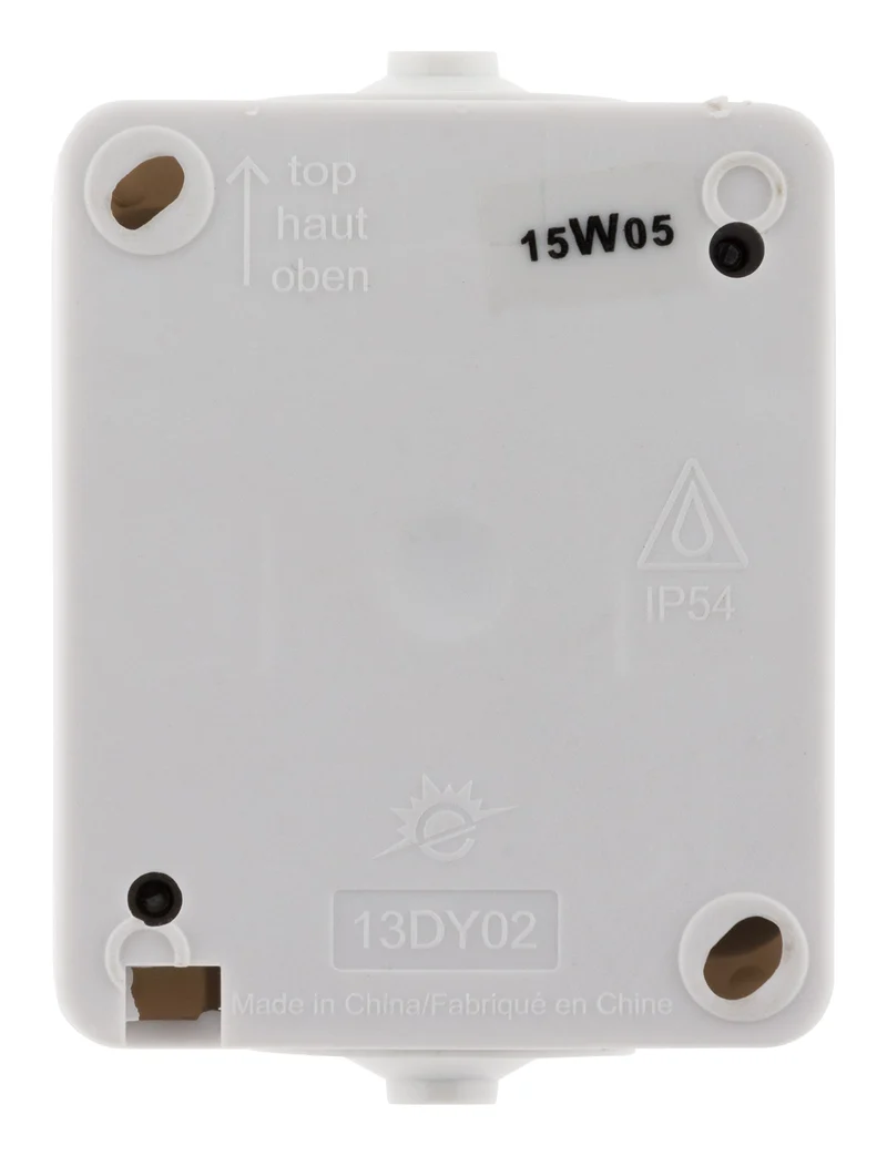 Interrupteur Va et Vient - IP54 - noir - Zenitech