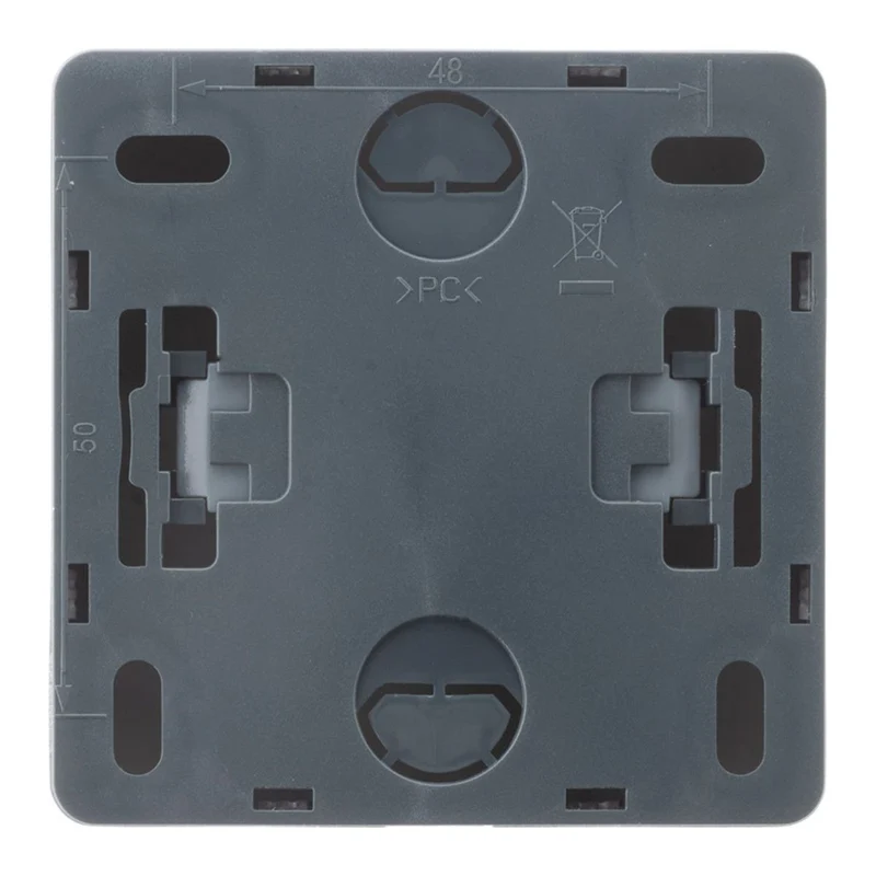 Interrupteur simple va et vient 10A saillie Silver - Vulco - Zenitech