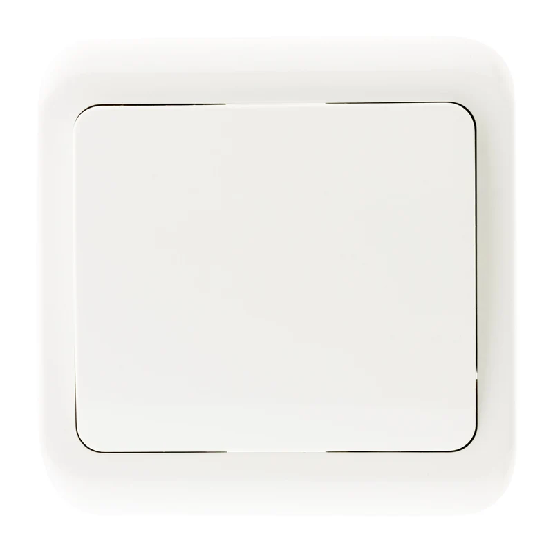 Interrupteur simple encastré Antaria - Blanc - Zenitech