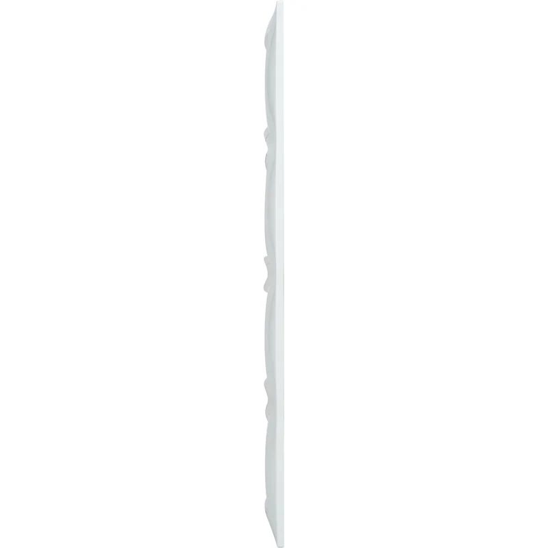 Plaque encastrée 4 boîtes Verticales Zyna - Blanc - Zenitech