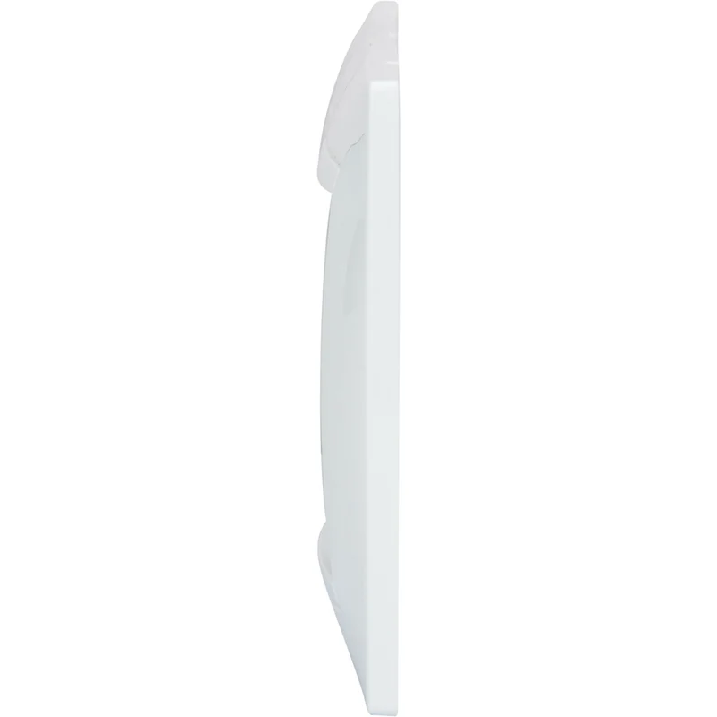 Triple plaque encastrée horizontale Zyna - Blanc - Zenitech