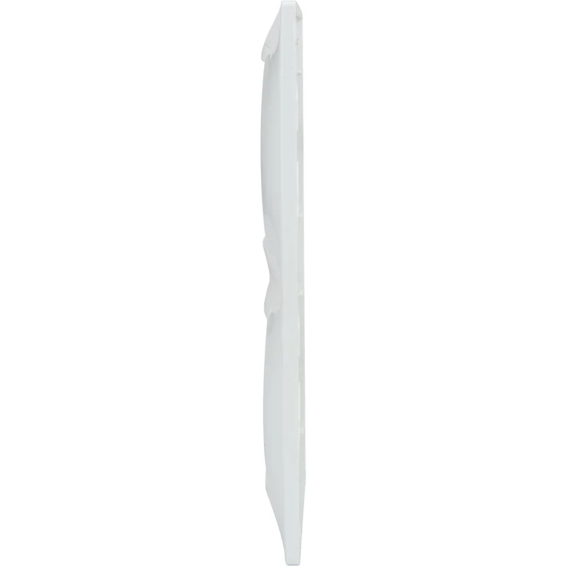 Double plaque encastrée Verticale Zyna - Blanc - Zenitech