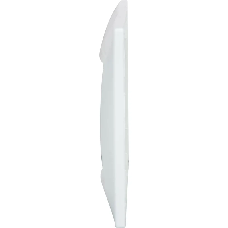 Double plaque encastrée Zyna - Blanc - Zenitech